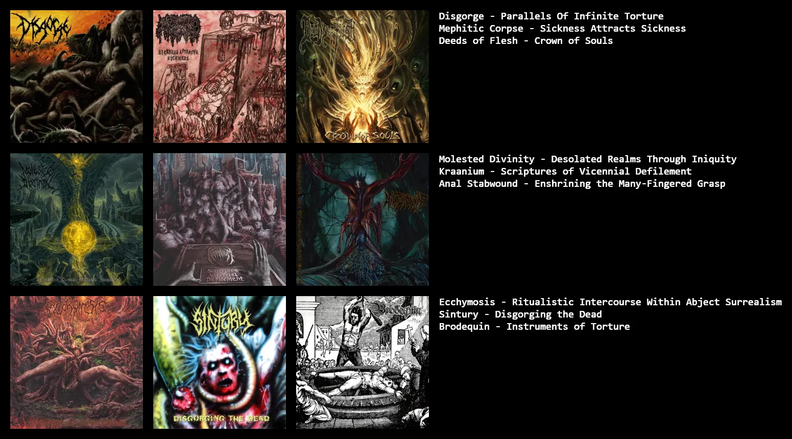 Recommend me some (preferably obscure) albums like these! posted by CarAffectionate6757