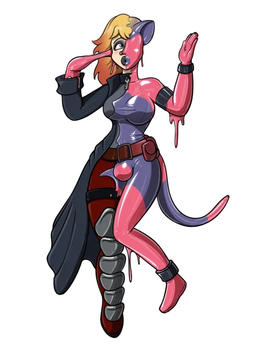 [Redflare500 / Wescube]Rubber Kitty Drone TF by DoMeInLatex2