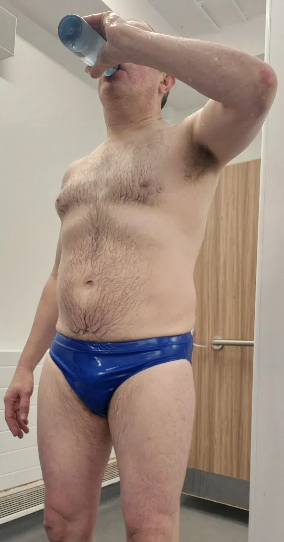 Rehydrating after a swim posted by Jason-hat