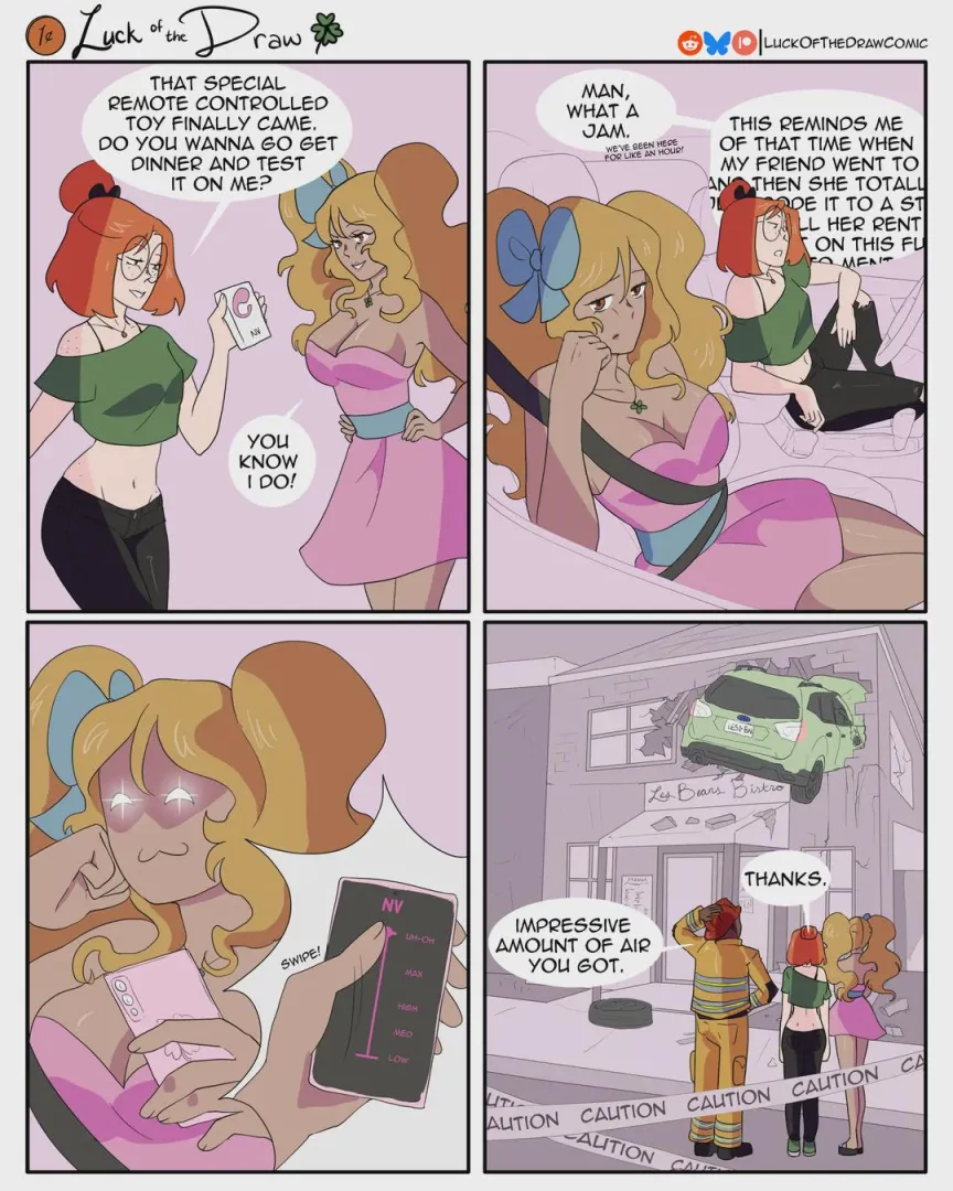 Relationship goals art by u/LuckOfTheDrawComic posted by MaetelofLaMetal