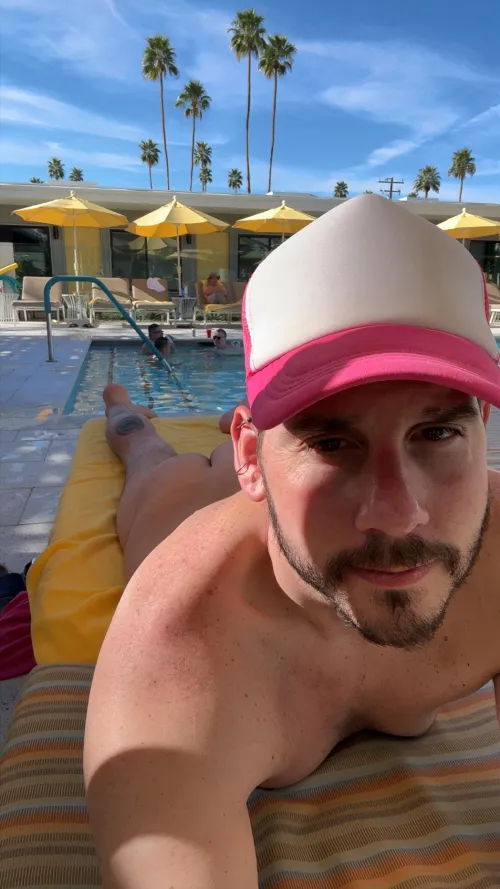 Relaxing by the pool by Whole_Atmosphere7904