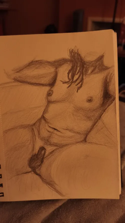 Relaxing in the bath by me by LonelyInu