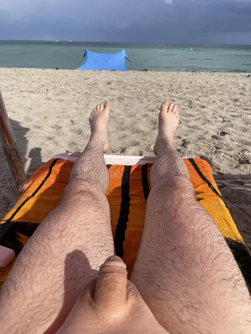 Relaxing on a cool day at haulover posted by FLSTS97HD