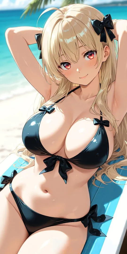 Relaxing on the Beach posted by WoolsonDaSheep