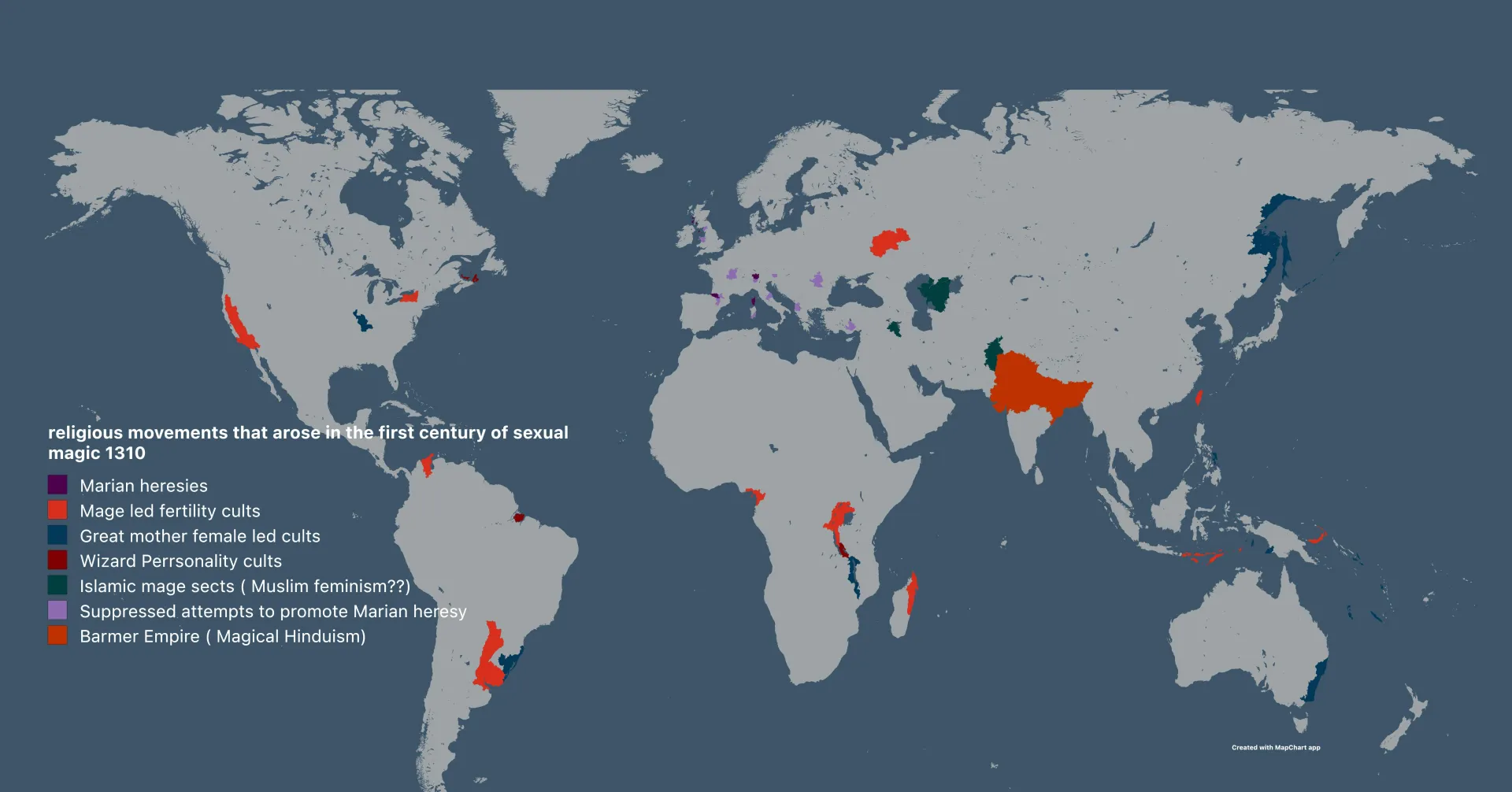Religious movements that sprung up and spread during the first century of sexual magic (1212-1312) posted by Short_Finger_4463