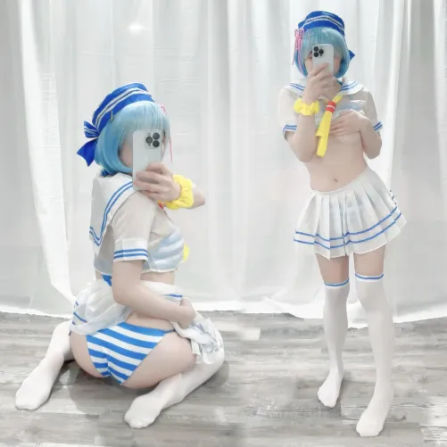 Rem in Swimwear (bunnygirlmina) by bunnygirl_mina