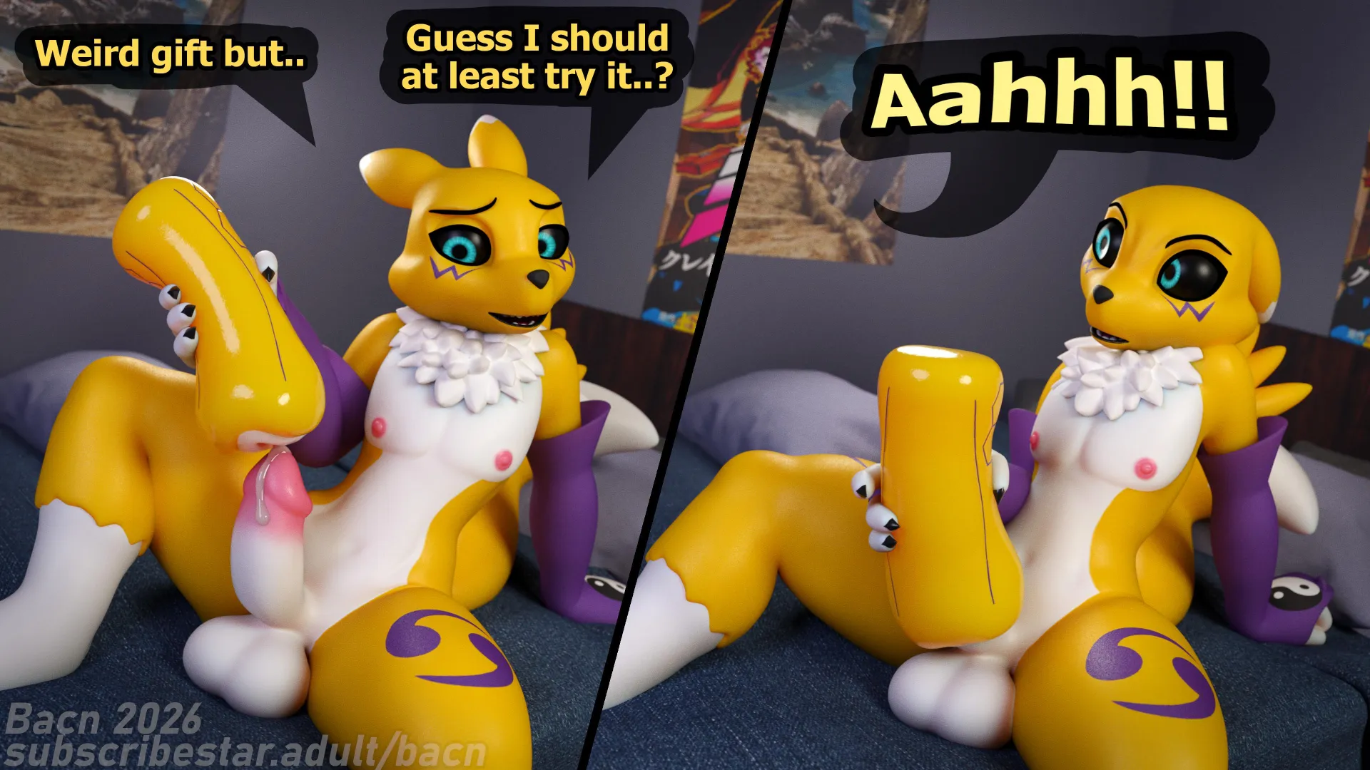 Renny's GIft Part 2 (bacn) [M] posted by Olive-The-Otter