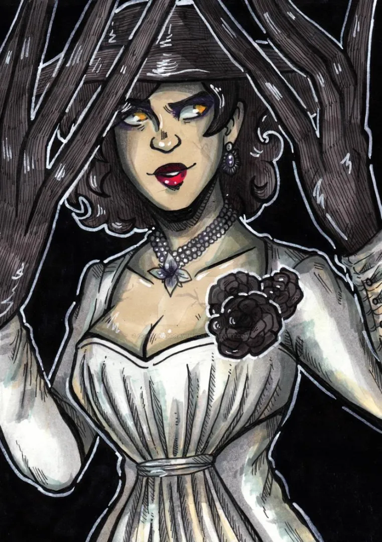 Resident Evil 8 - Lady Dimitrescu By GGArtandDrawing posted by Cicada_5