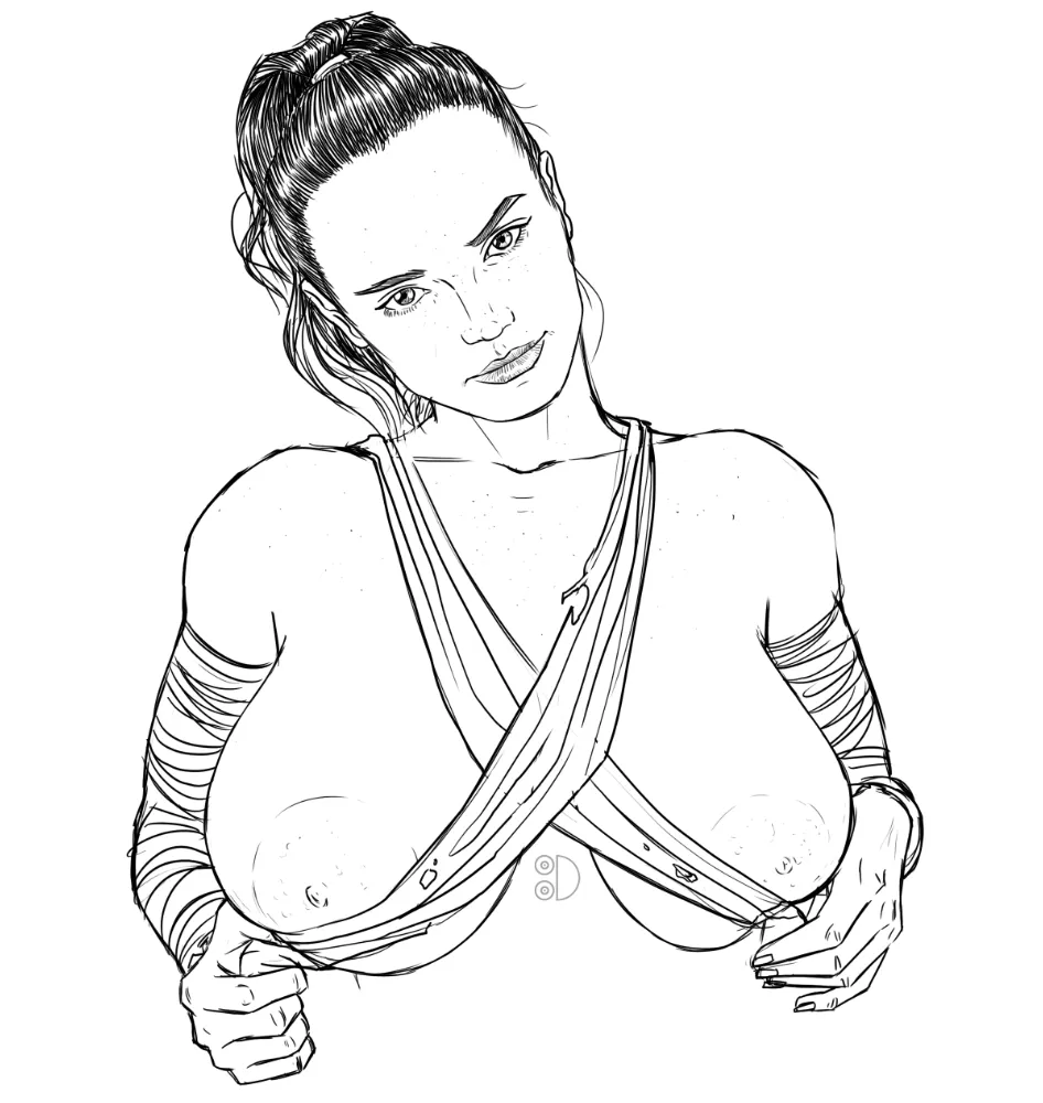 Rey found a breast expansion stim in the wreckage of a Star Destroyer (Tittydispenser) posted by titty_dispenser