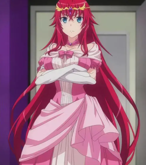 Rias Gremory looks beautiful in her dress by PetiteLullaby