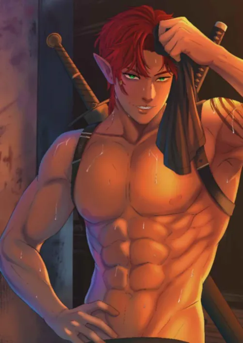 Rigel after training by painedauchocolat