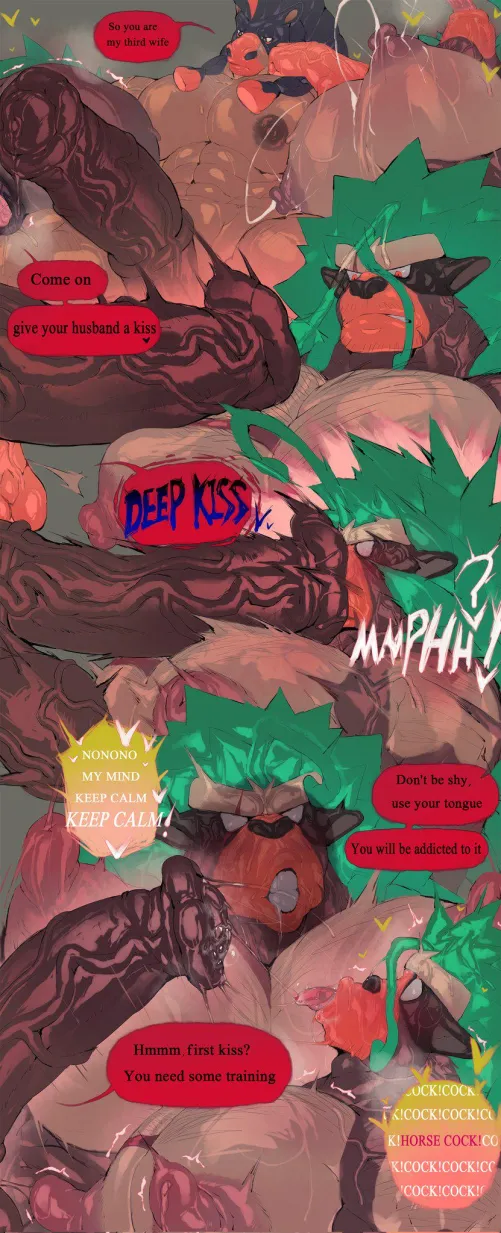 Rillaboom celebrates the year of the horse (artist: KD_gai) by Normal_Equivalent_11