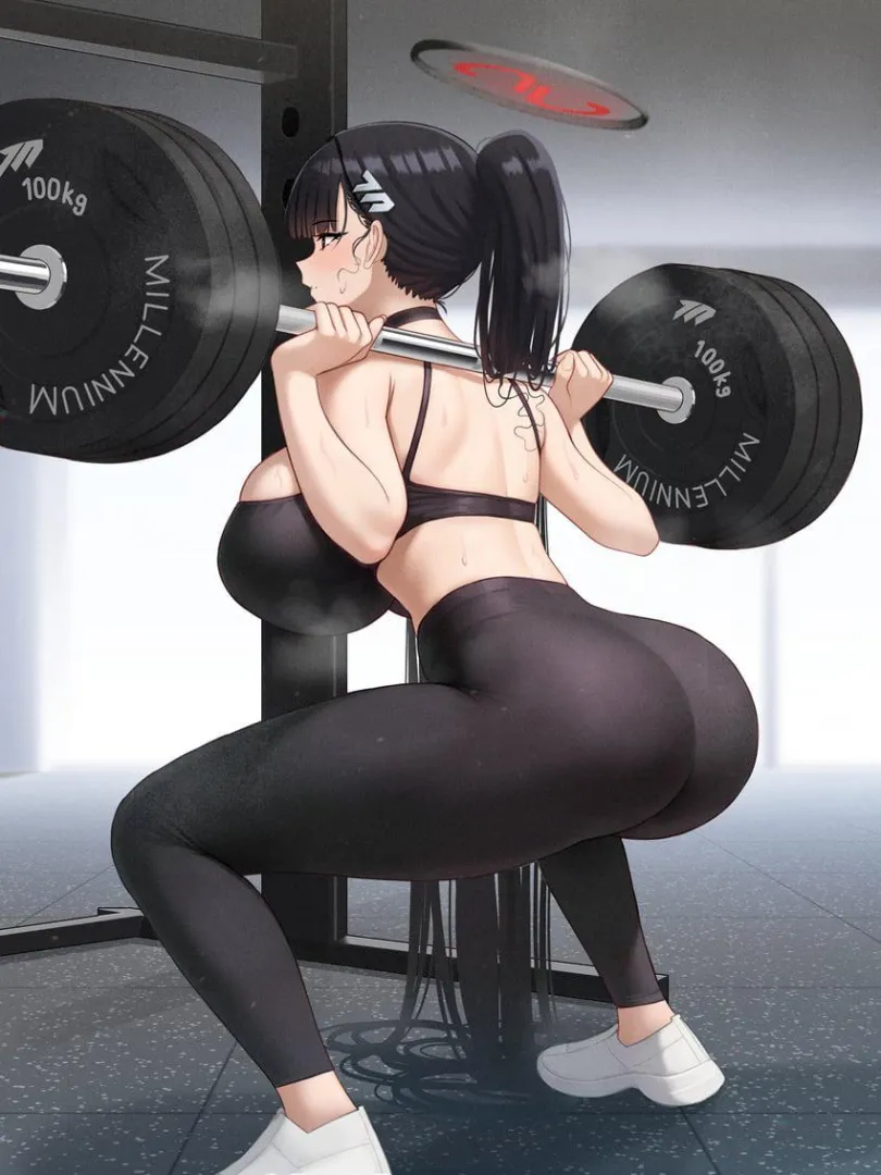 Rio Doing Squats in Yoga Pants [Blue Archive] posted by sd6636