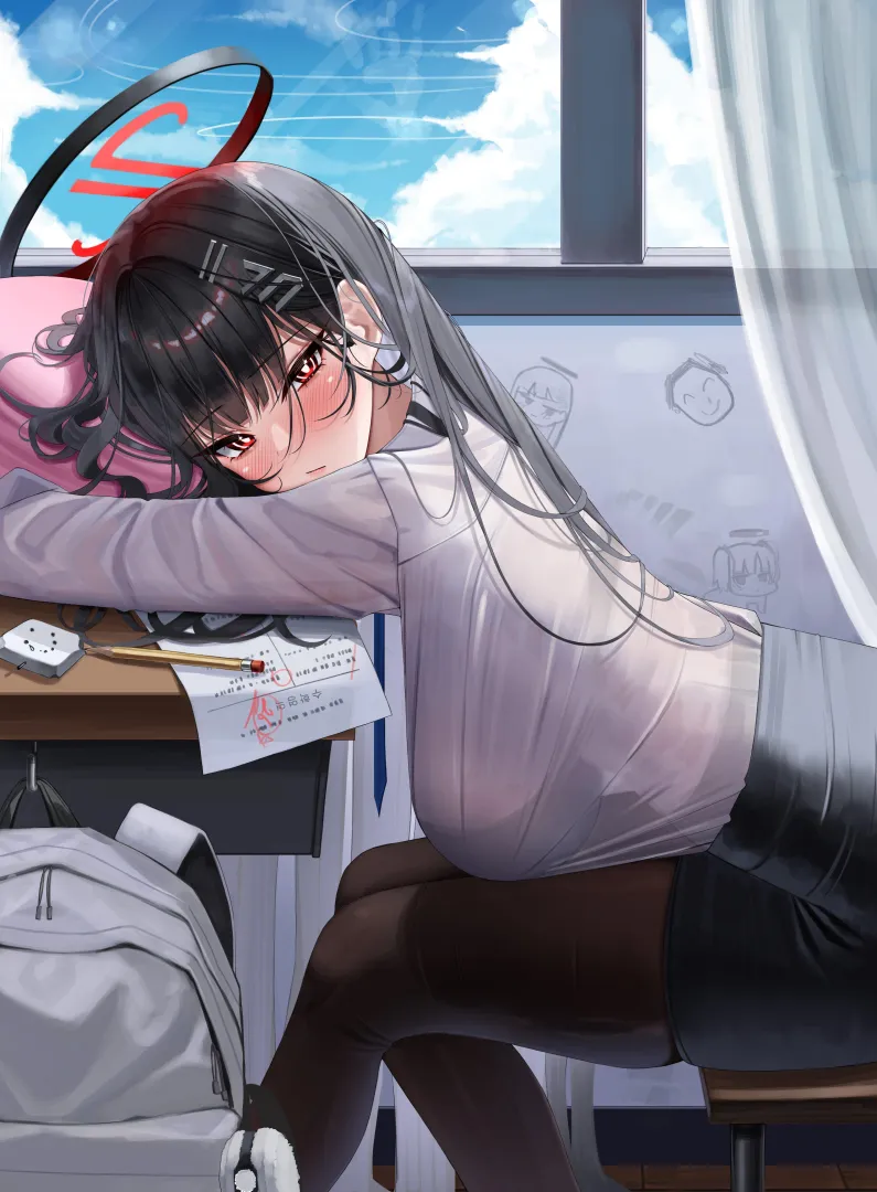 Rio Screwed Up the Test [Blue Archive] posted by xdragon2k