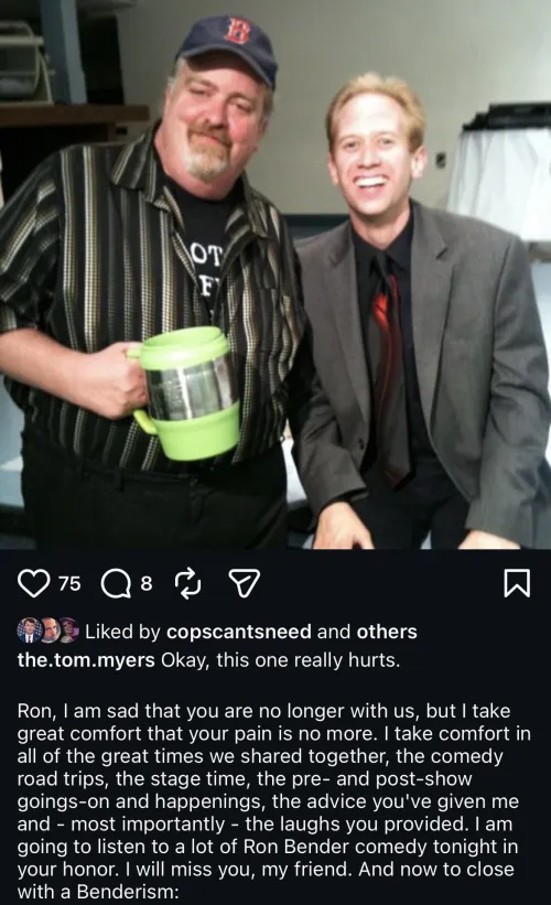 RIP Ron Bender by CryptographerAble291