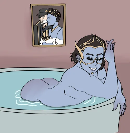 [Roathe] Patty patty cake with no hands!!! (Sketch by: Me) by _AllergicToCats_