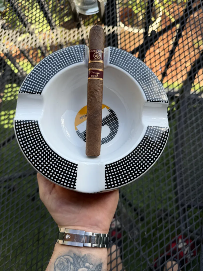 Rocky Patel Vintage 1990 - read the reviews on - https://vitolapedia.com/ - and decided it was solid for a day smoke. Curious to hear everyone feedback on the updates to the site. posted by Xavier_Ch