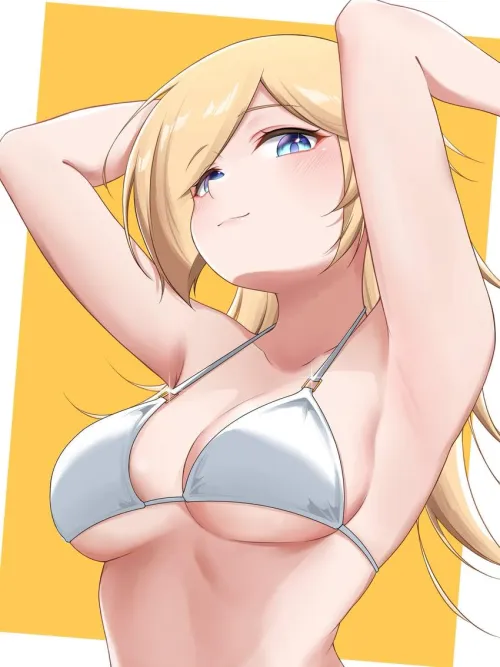 Rosalina looking hot with white bikini [mario] (tomatomiya) by RainDMask