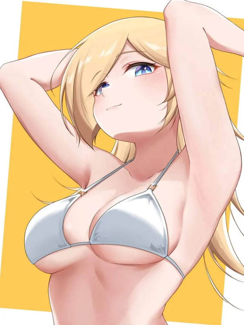 Rosalina looking hot with white bikini [mario] (tomatomiya) posted by RainDMask
