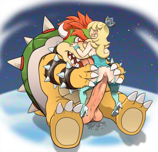 Rosalina X Bowser by Femboy_in_Training17