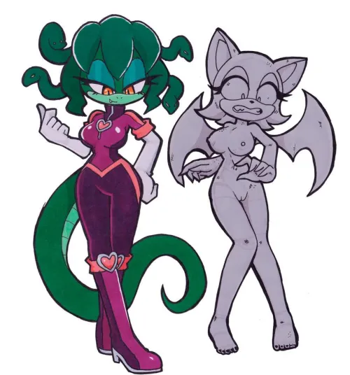 Rouge was petrified and robbed by Sophia!(Alexx-C) by DadGutsnumber1