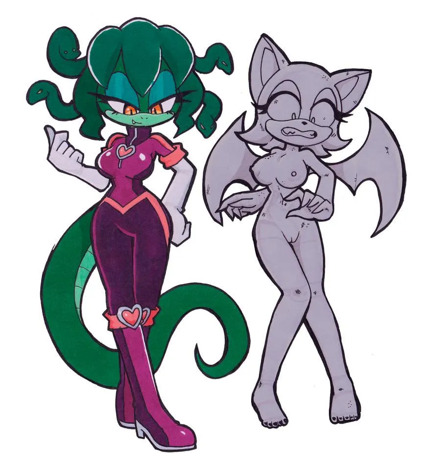 Rouge was petrified and robbed by Sophia!(Alexx-C) posted by DadGutsnumber1