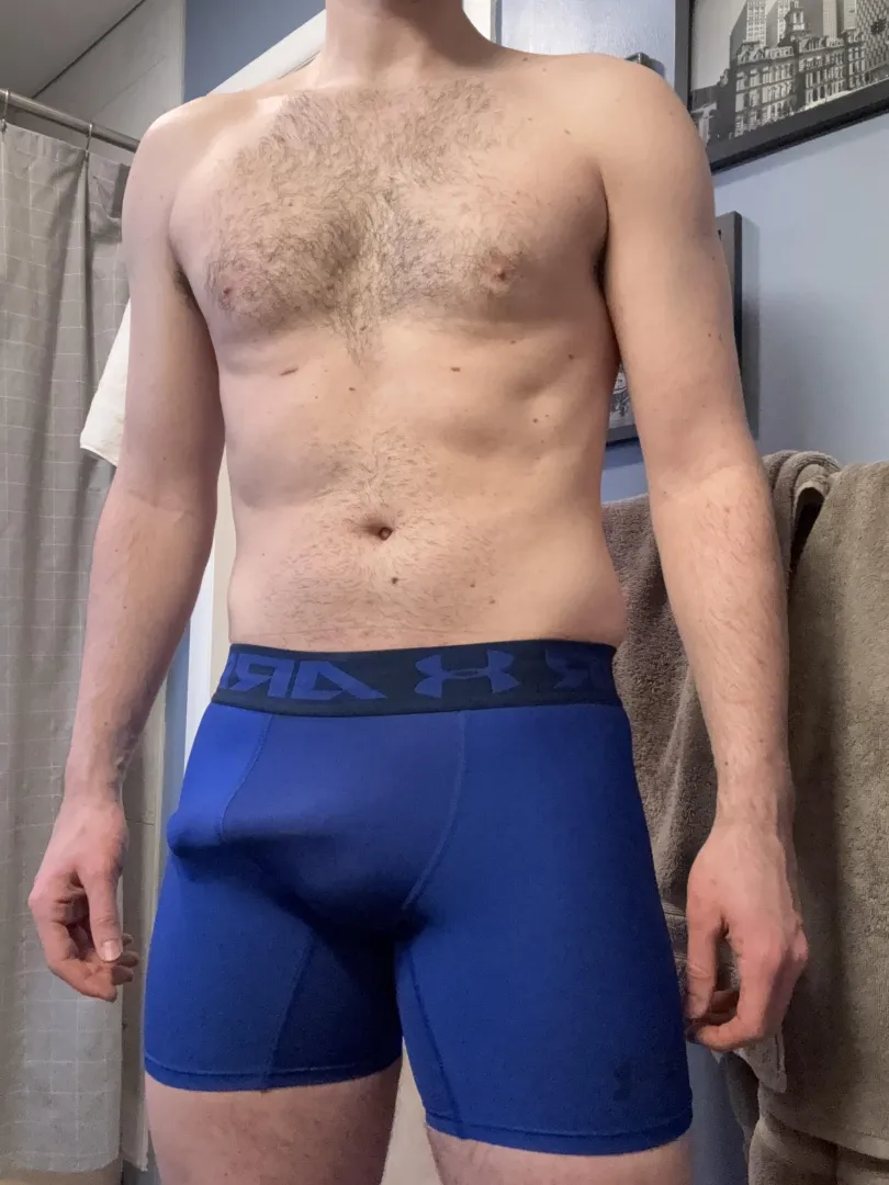 Royal blue UA bulge posted by lookingup94