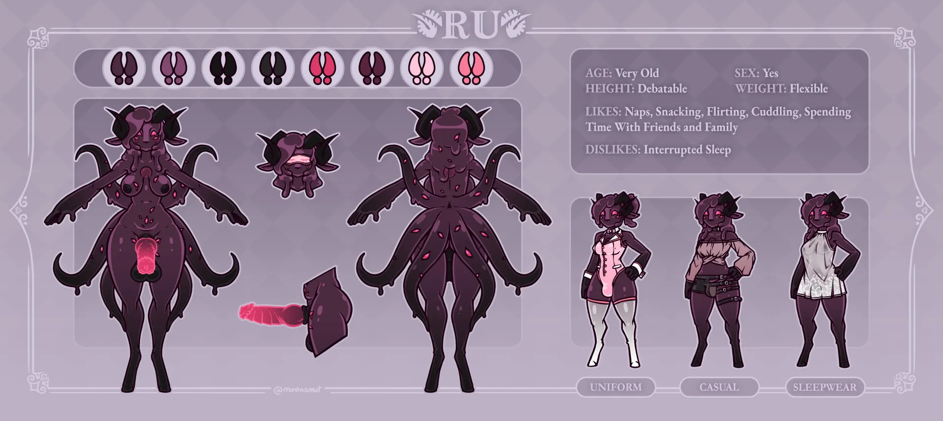 Ru Ref Sheet - Expanded (MoonKanin/MoonSmut) posted by xxxmalkin