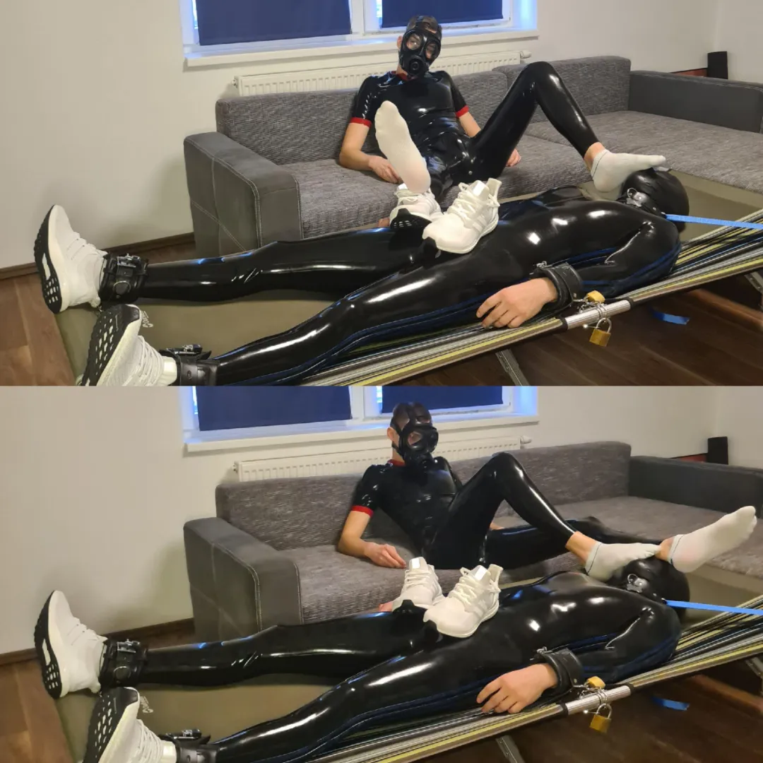 Rubber and Sneaker Heaven posted by AustrianRubberCouple