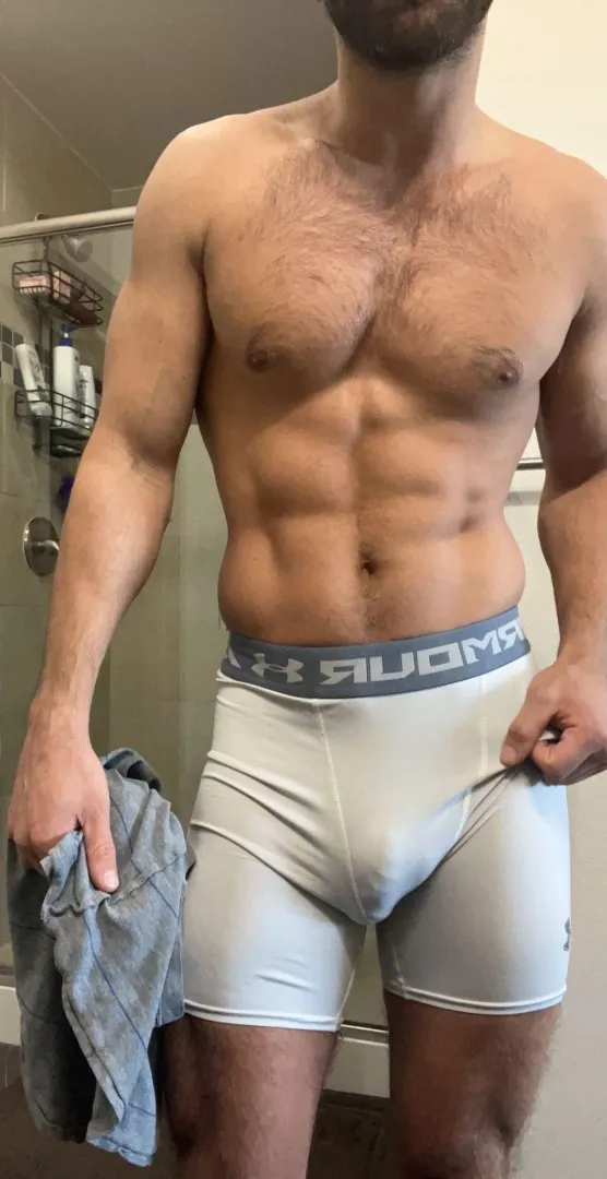 Run your hands across my bulge posted by Unbeatable-Monkey081