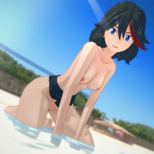 Ryuuko gets a little wet. [RumiGames - Dream Corruption] by Far_Assumption6781