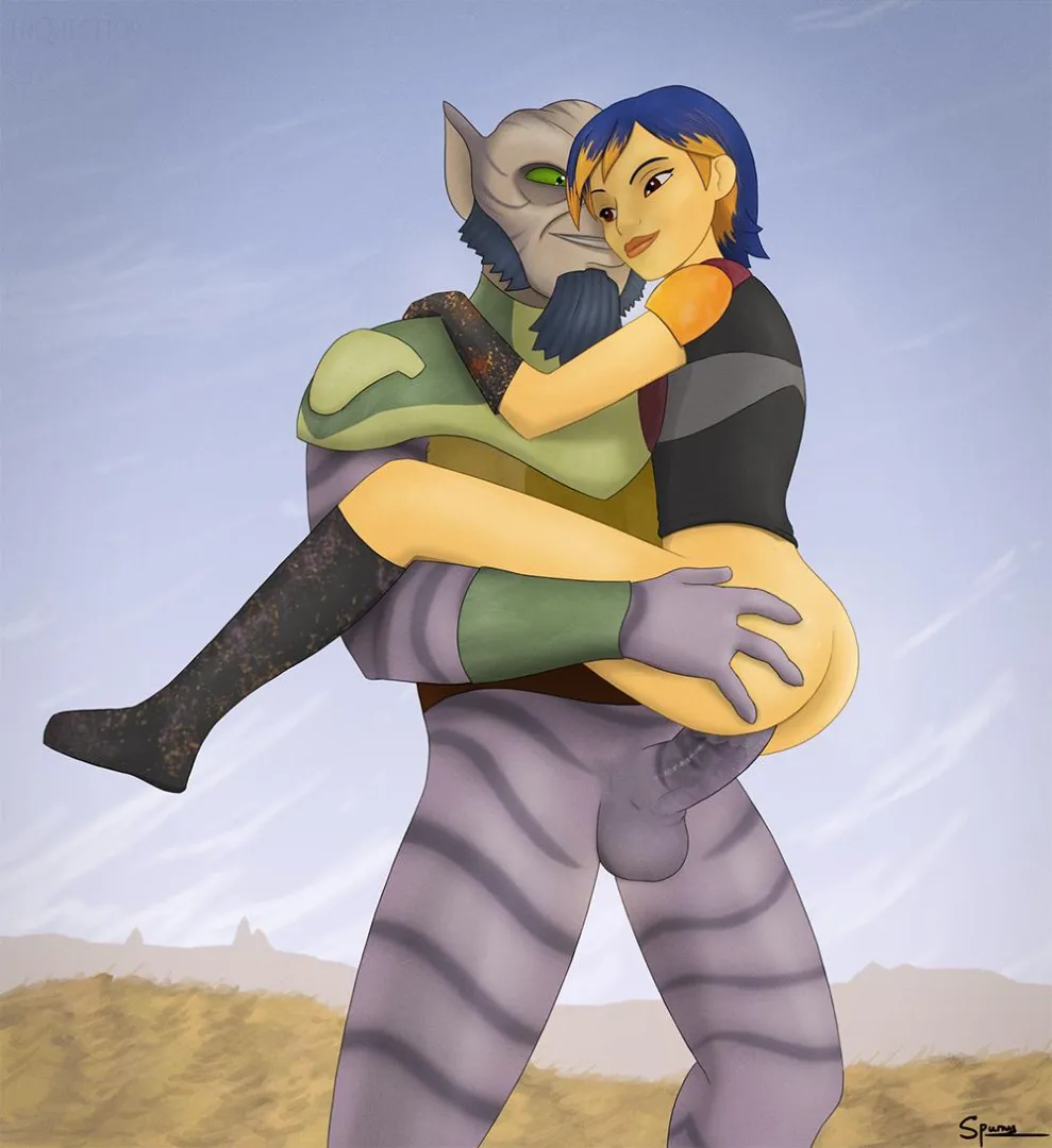 Sabine and Zeb (inquisitorspurius) posted by Wild-Wedding2498