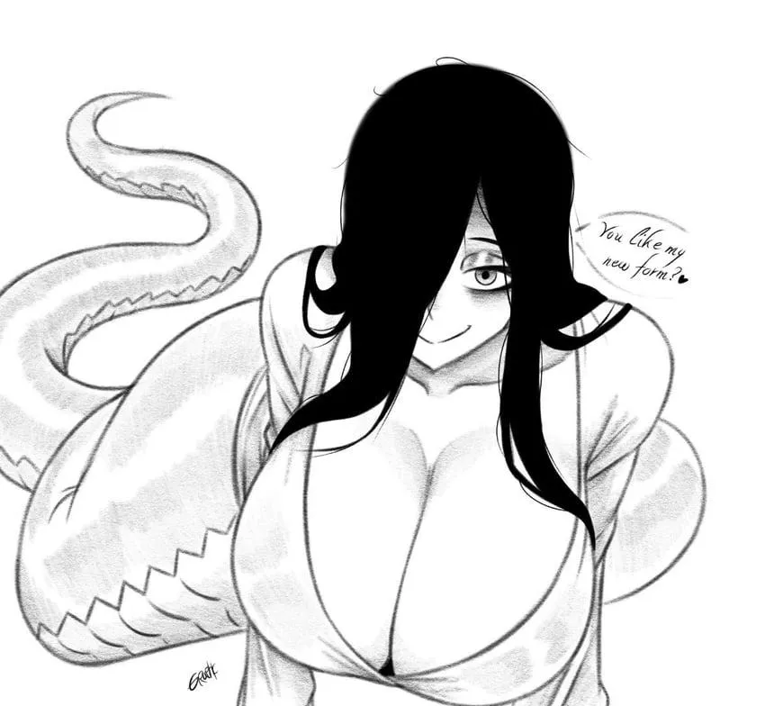 Sadako as a serpant. Snakeako posted by NSFWilliam69