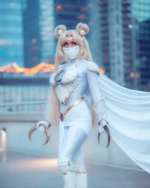 Sailor Moon as Moon Knight (Lisa Mancini) [Sailor Moon & Marvel] by Mxfyn