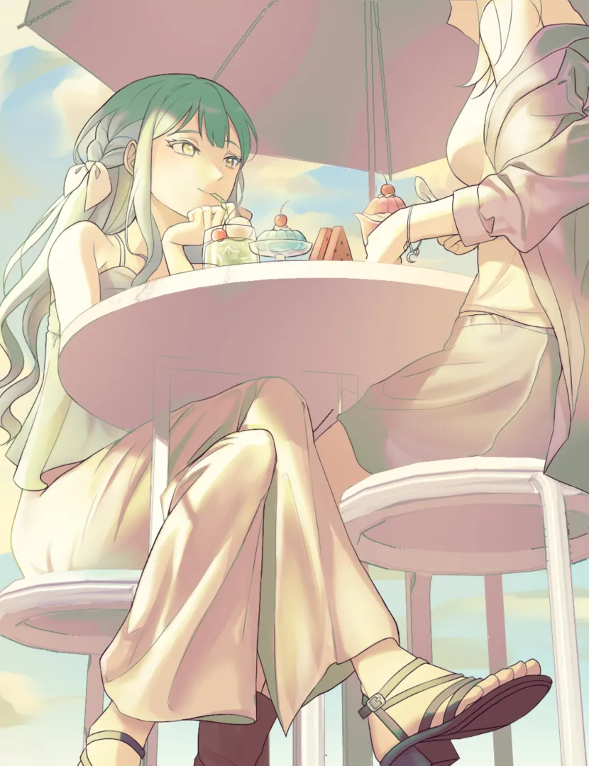 Sakiko and Uika on a date [BanG Dream!] (puni_0626) posted by MartyrOfDespair