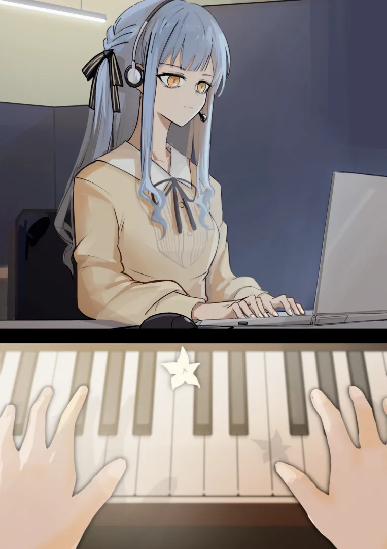 Sakiko dissociating at work [BanG Dream!] (tuzidongxian) posted by MartyrOfDespair