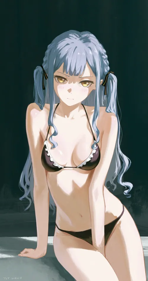 Sakiko in a black bikini [BanG Dream!] (T_TLLLLai) by MartyrOfDespair