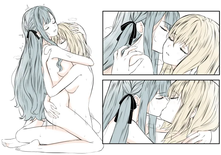 Sakiko in Uika’s lap [BanG Dream!] (miomujica) by MartyrOfDespair