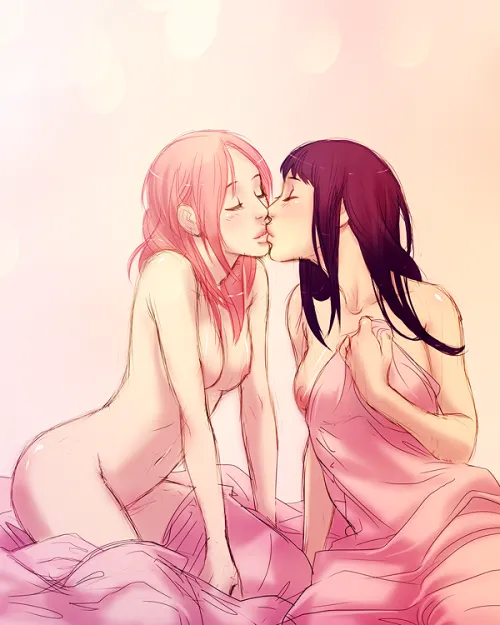 Sakura and Hinata by BaeberFSN