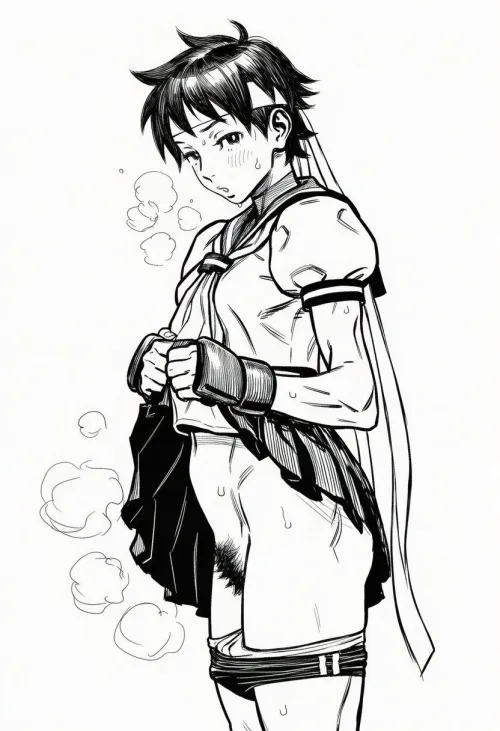 Sakura heat (@aquaberrymarine) by Ghelsxd