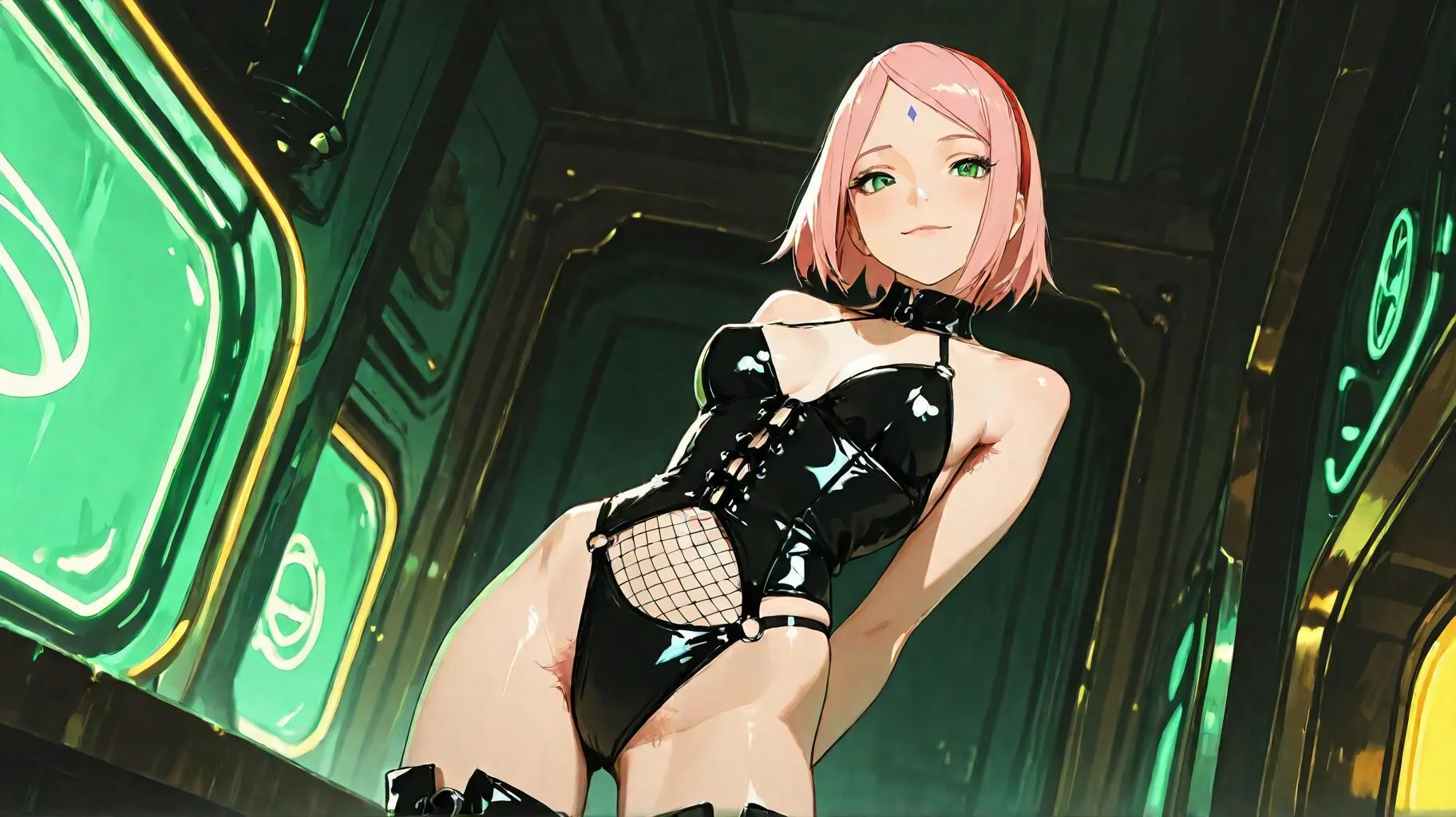 Sakura in latex (1920x1080) posted by Hillvegxn