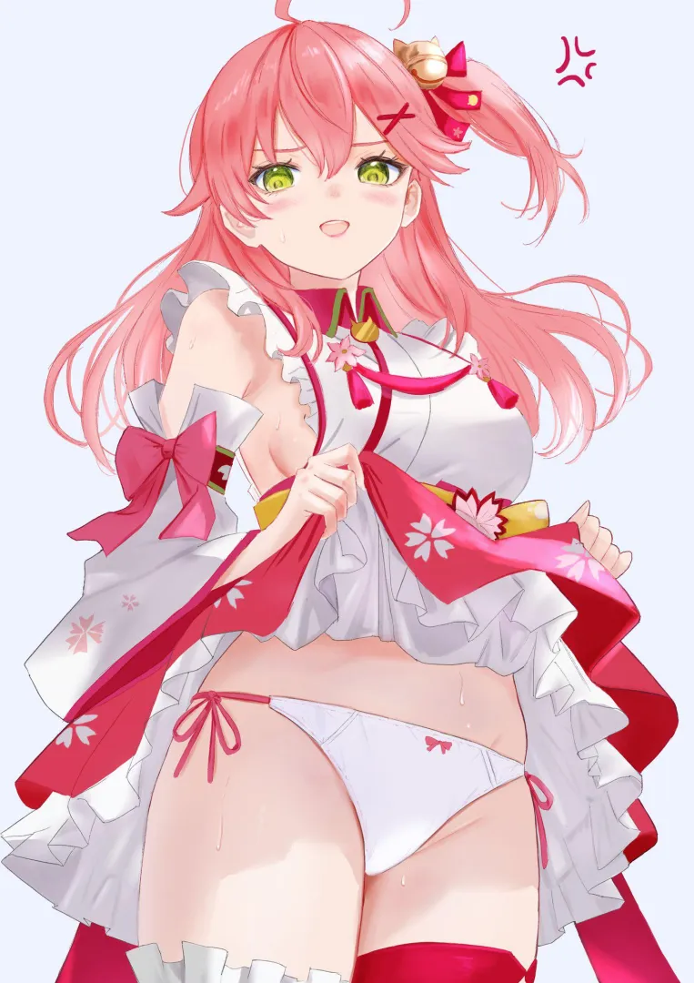 Sakura Miko’s panties posted by sultics