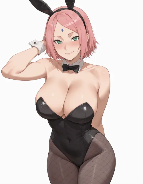 Sakura playboy bunny by OpalNemy