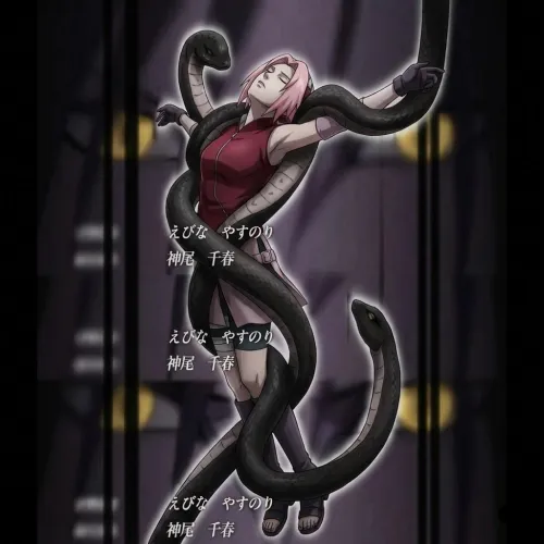 Sakura’s body is getting taken over by orochimaru by Ok-Cap1472