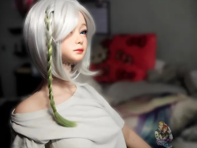 Sakuya being all cute while thinking by BeelzeaandElfy69