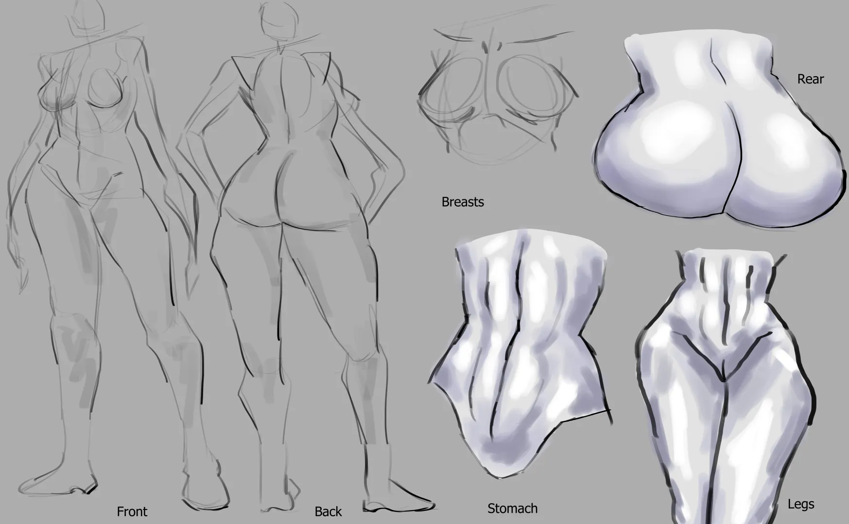 Sam Ref Sheet Progress [F] (OC) posted by VermicelliNo2700