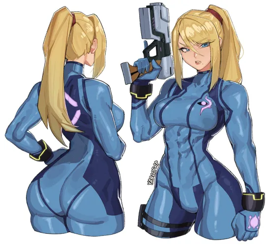 Samus Aran (yablofap) by Bazaarthrone