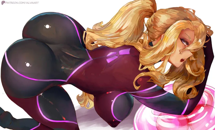 Samus Tits and Ass (AlvaArt) by Bazaarthrone