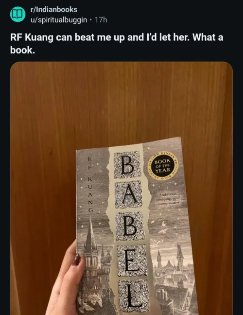 Sanderson can commit genocide on my community and I'd let him. What a book. by Sanddanglokta62