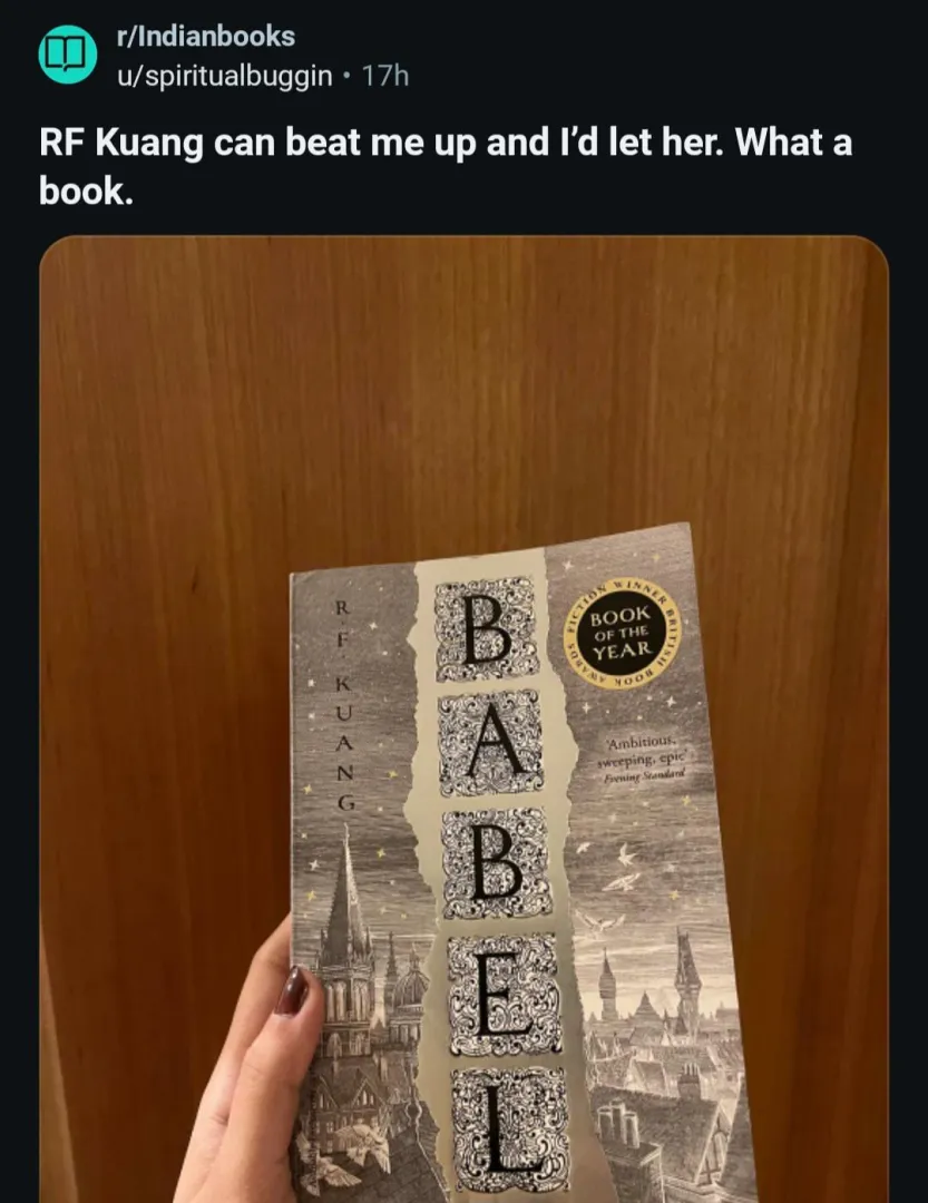 Sanderson can commit genocide on my community and I'd let him. What a book. posted by Sanddanglokta62